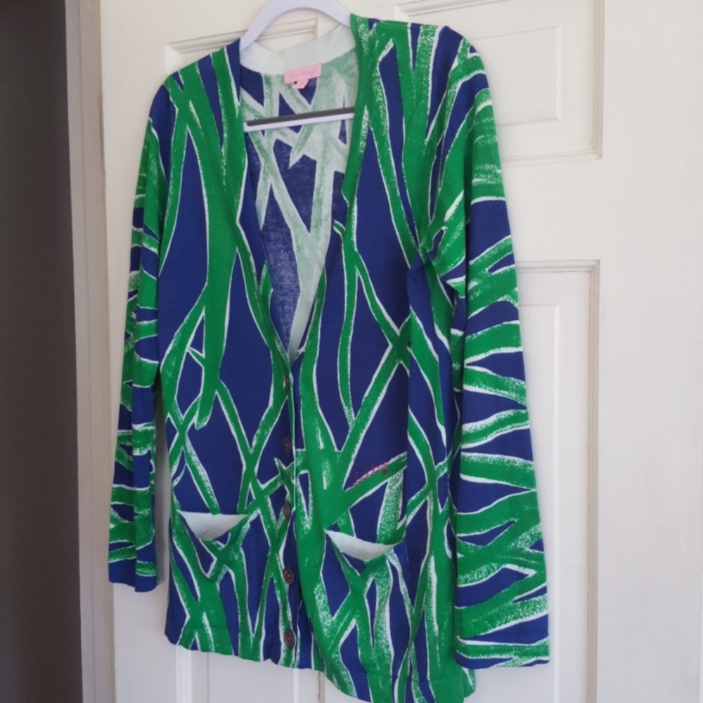 Lilly Pulitzer Silk Cardigan